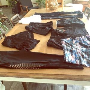Lot of workout clothes, sizes medium/large